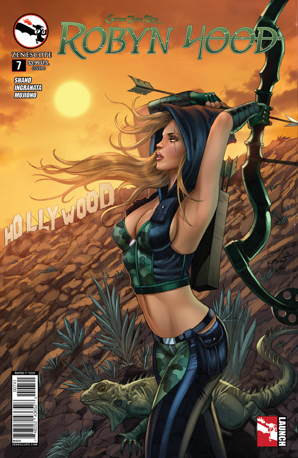 GFT ROBYN HOOD ONGOING #7 D CVR KOTKIN HOLLYWOOD