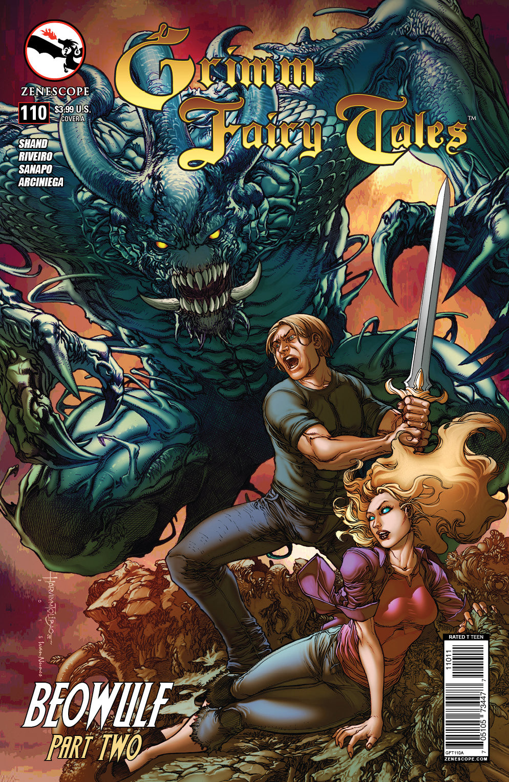 GFT GRIMM FAIRY TALES #110 BEOWULF PT 2 A CVR TOLIBAO (MR)