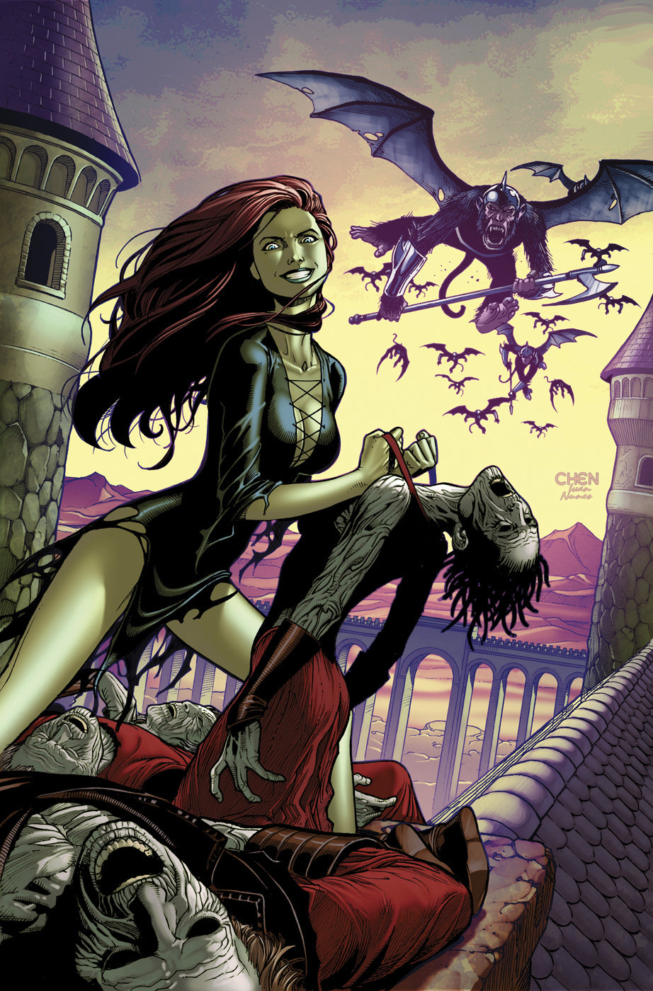 GFT OZ REIGN OF WITCH QUEEN #2 (OF 6) B CVR CHEN (MR)