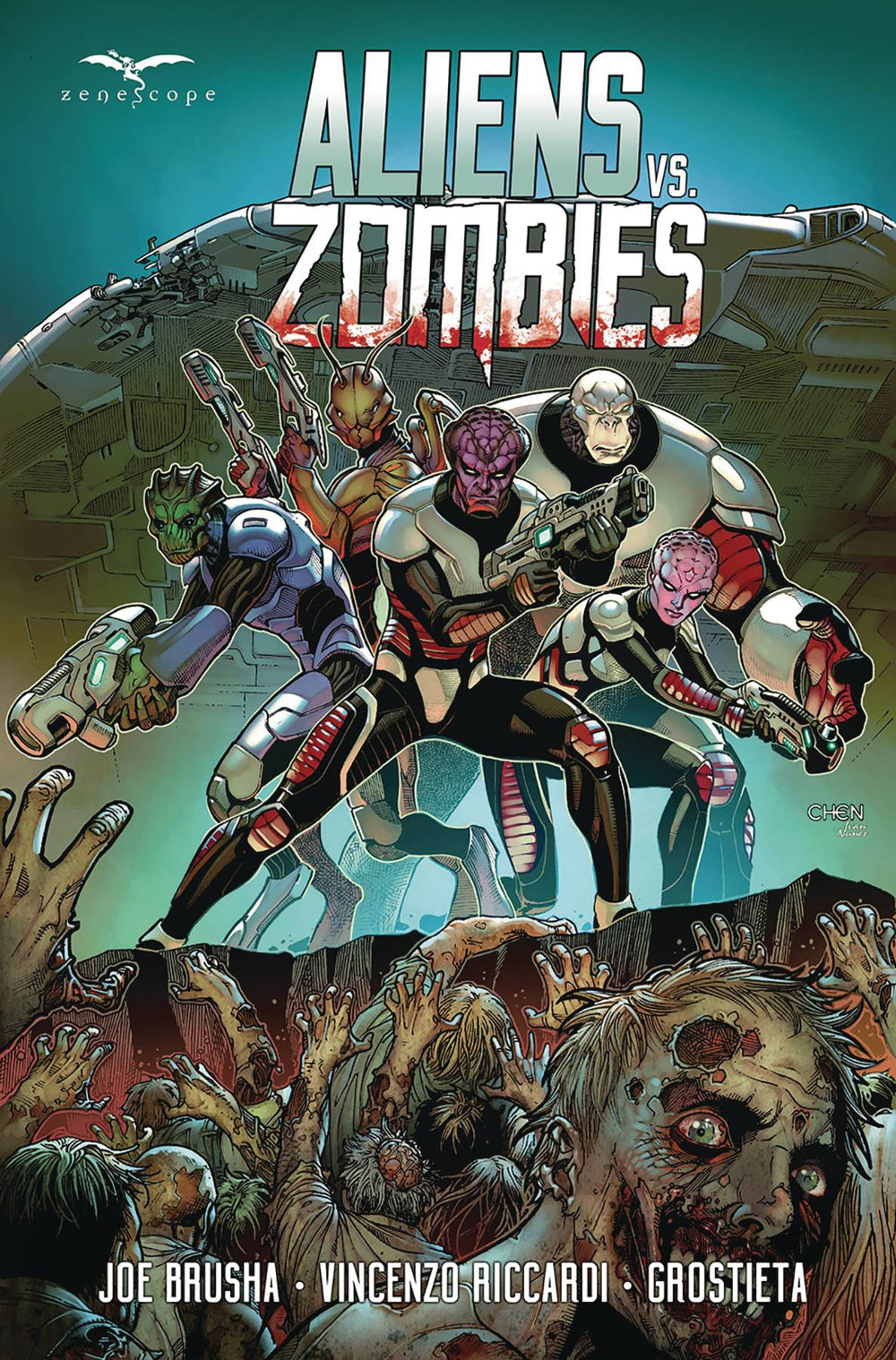 ALIENS VS ZOMBIES TP (OCT151868)