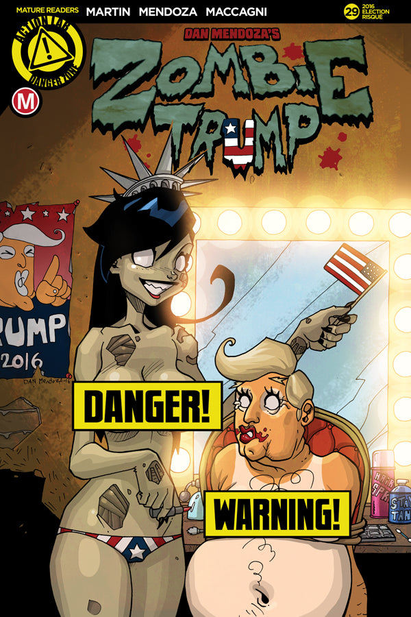 ZOMBIE TRAMP ONGOING #29 CVR F ELECTION RISQUE (MR)