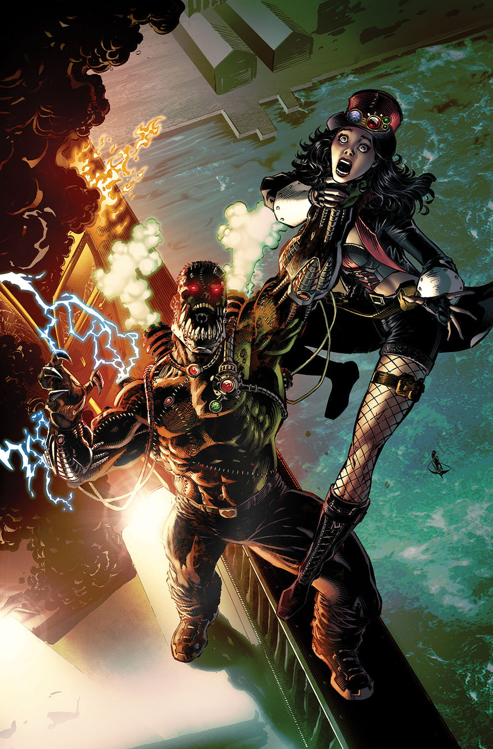 GFT VAN HELSING VS FRANKENSTEIN #5 (OF 5) CVR B METCALF (MR)