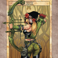 GFT ROBYN HOOD TAROT ONE SHOT CVR C ORTIZ