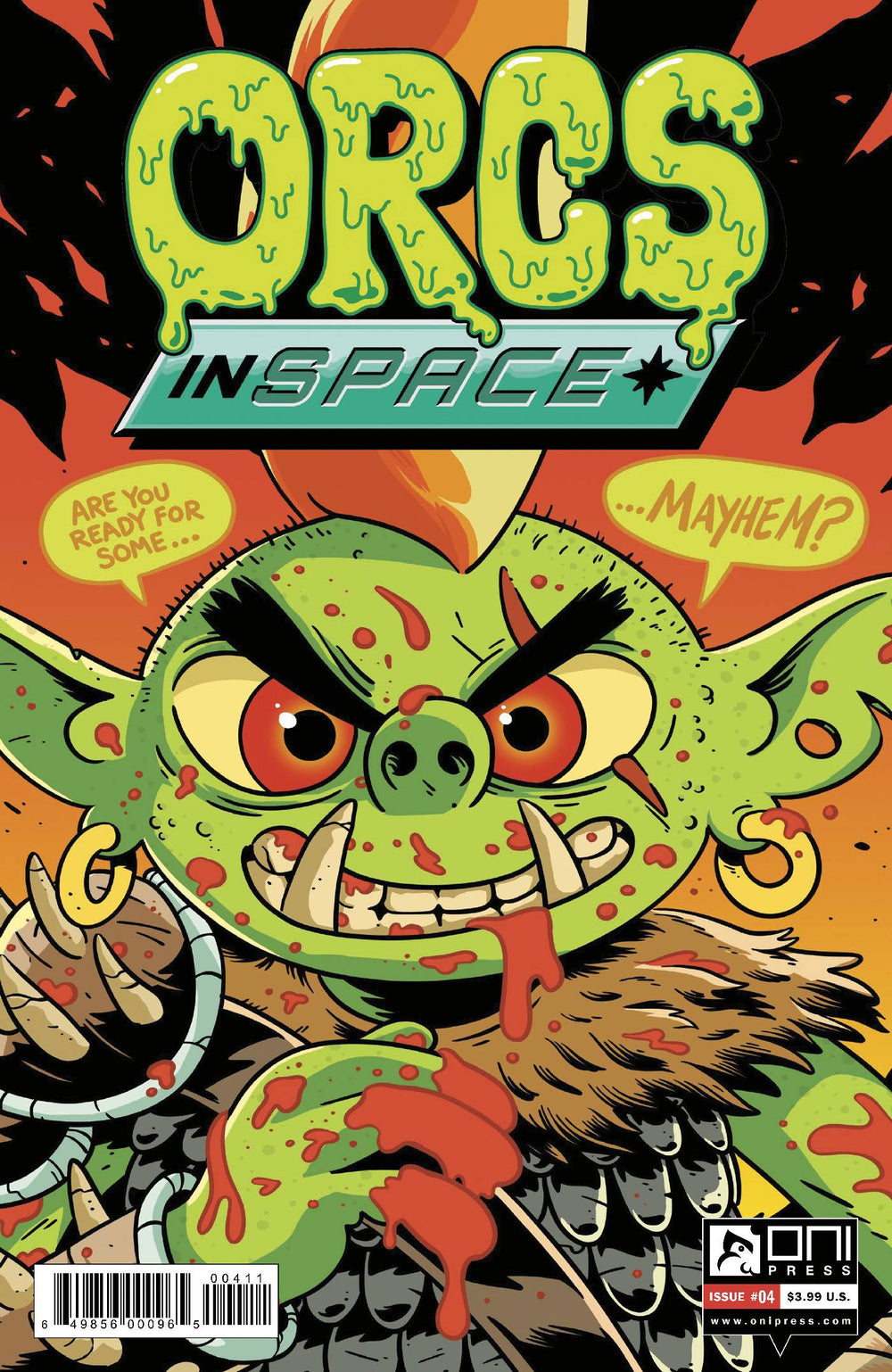 ORCS IN SPACE #4 CVR A VIGNEAULT