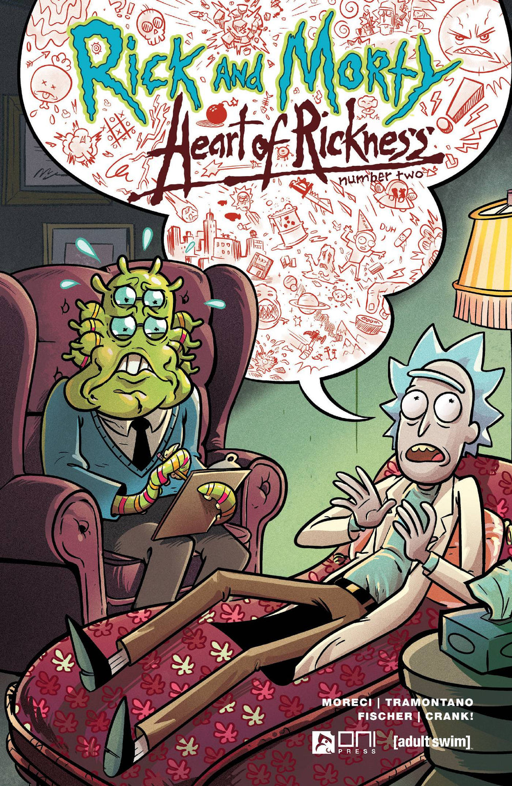 RICK AND MORTY HEART OF RICKNESS #2 (OF 4) CVR B STRESSING (