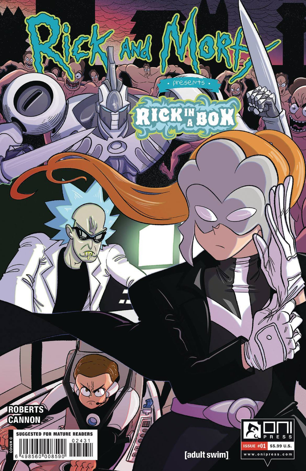 RICK & MORTY PRESENTS RICK IN A BOX #1 CVR B MANGA VAR (MR)