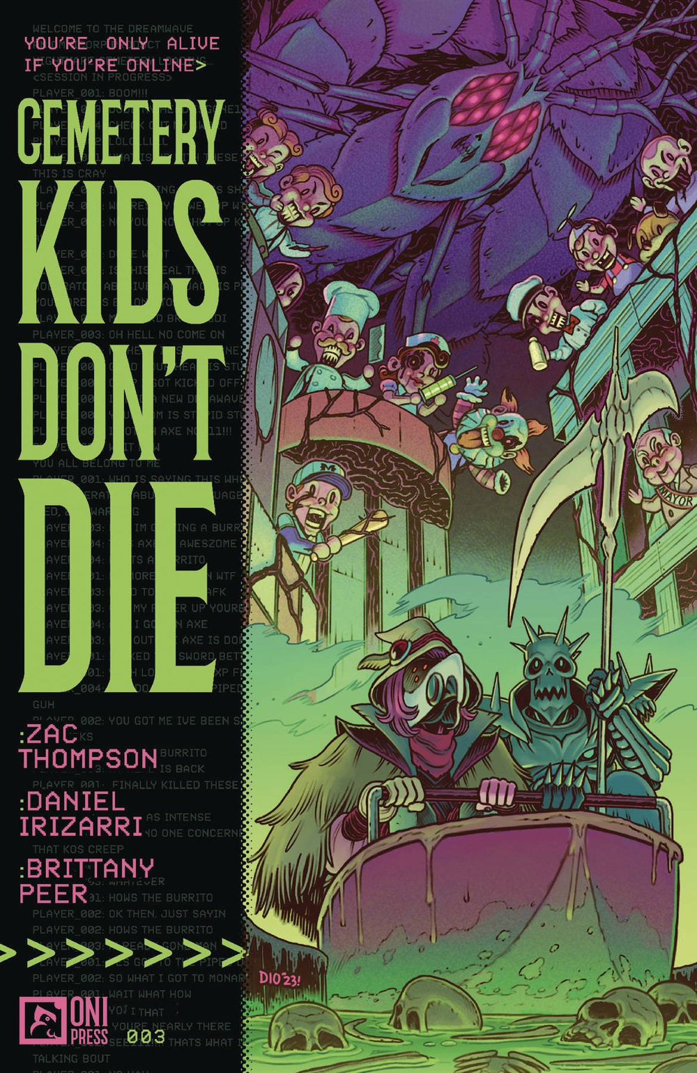 CEMETERY KIDS DONT DIE #3 CVR A IRIZARRI