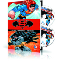 SUPERMAN BATMAN VOL 1 HC BOOK & DVD BLU RAY SET (NET)