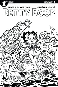 BETTY BOOP #1 CVR E BONE COLORING BOOK