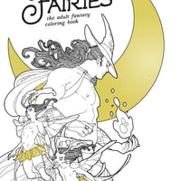 FAUNS AND FAIRIES ADULT COLORING BOOK (MR)