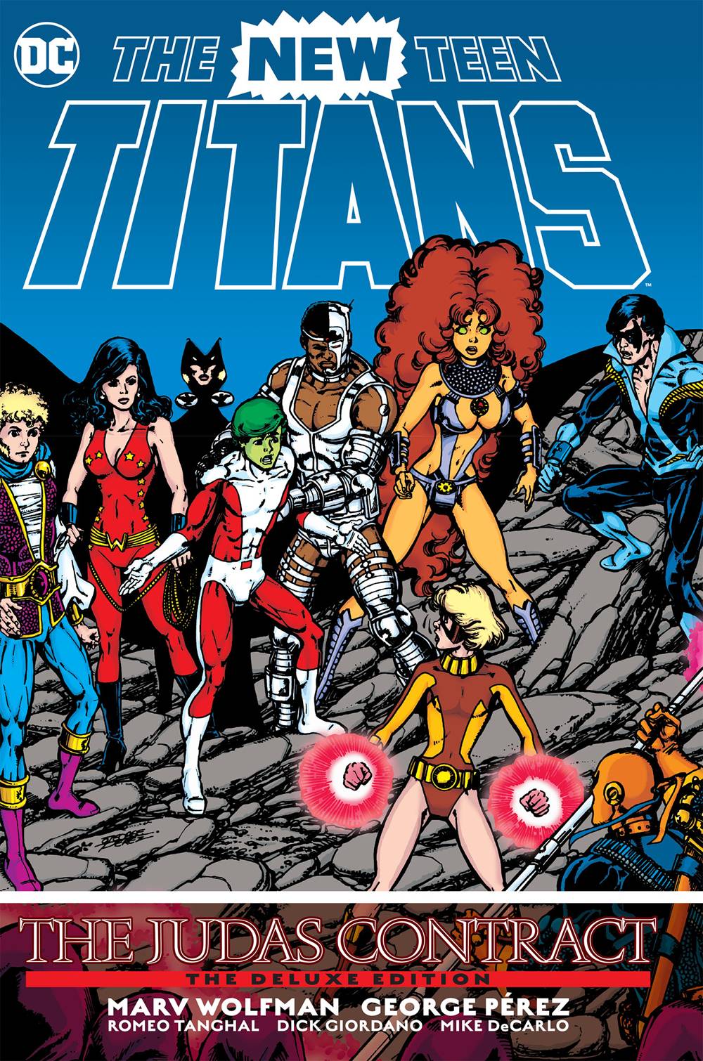 NEW TEEN TITANS THE JUDAS CONTRACT DLX ED HC