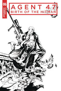 AGENT 47 BIRTH OF HITMAN #6 CVR C 10 COPY LAU B&W INCV (NET)