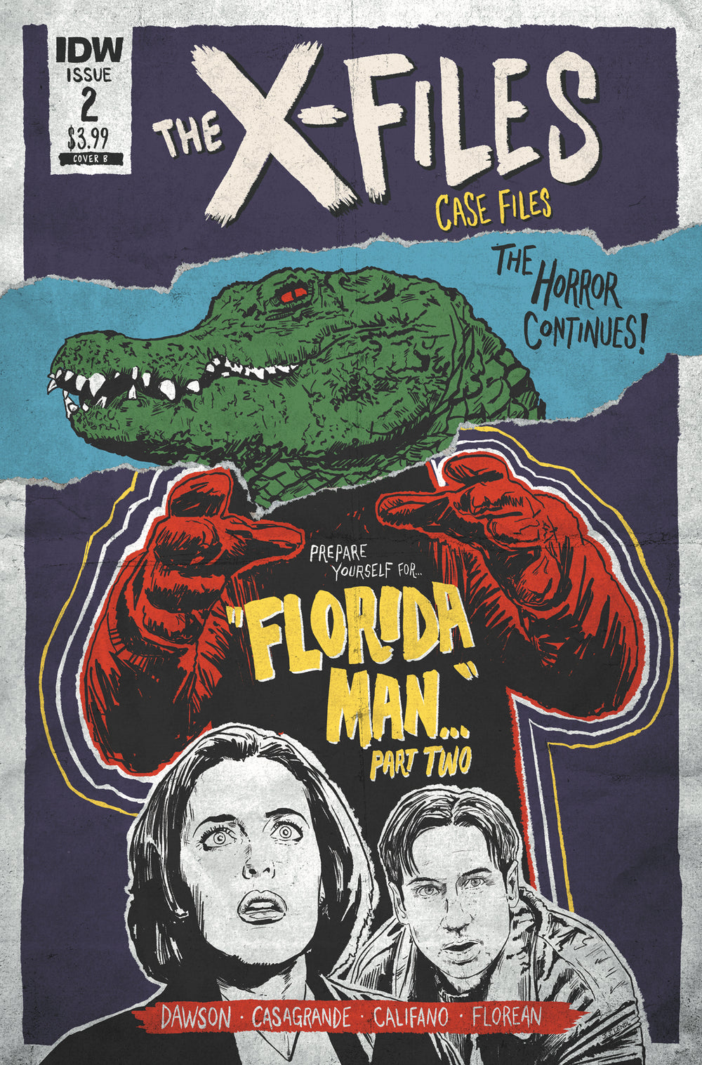 X-FILES CASE FILES FLORIDA MAN #2 CVR B LENDL