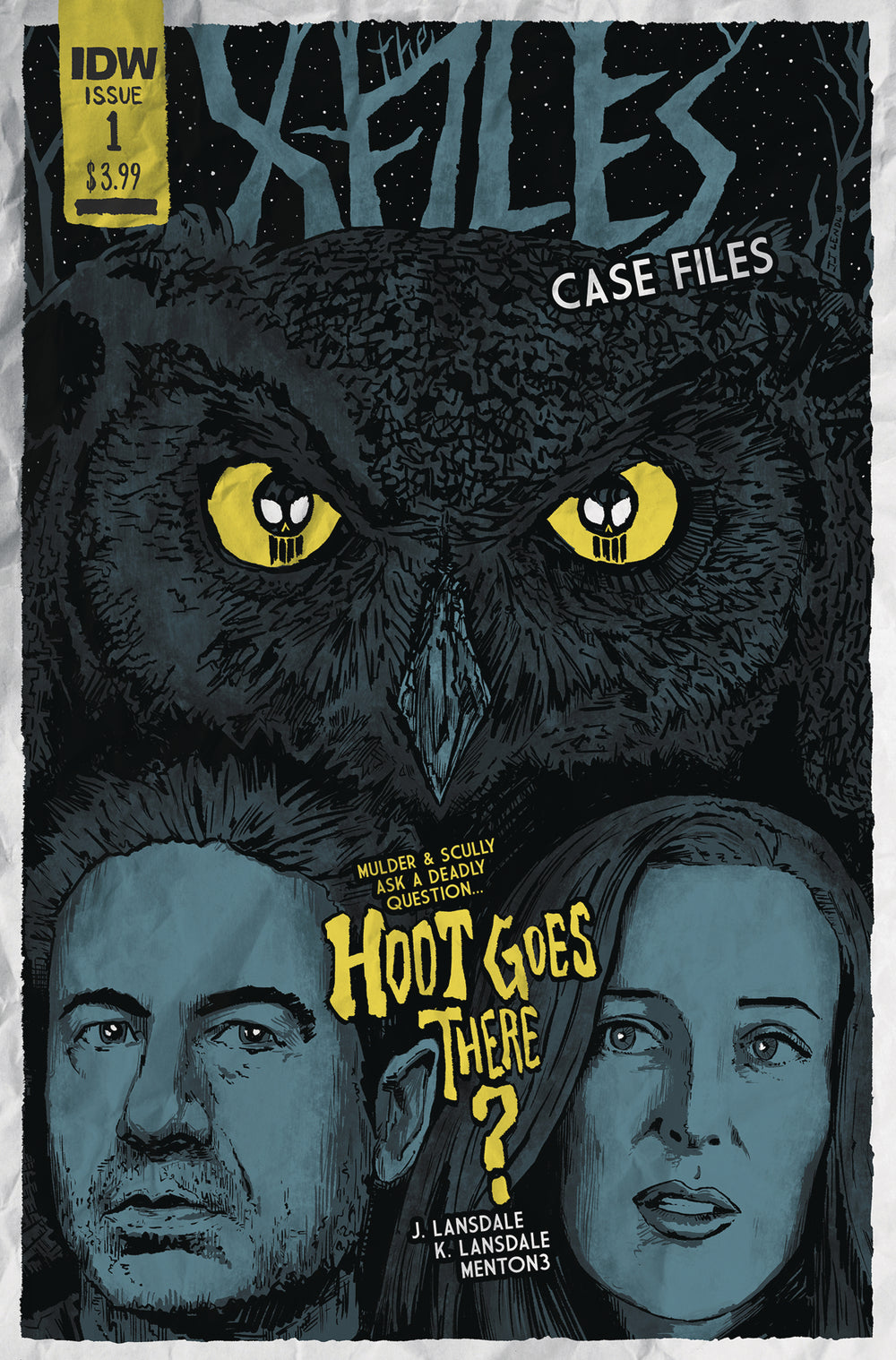 X-FILES CASE FILES HOOT GOES THERE #1 (OF 2) CVR B LENDL