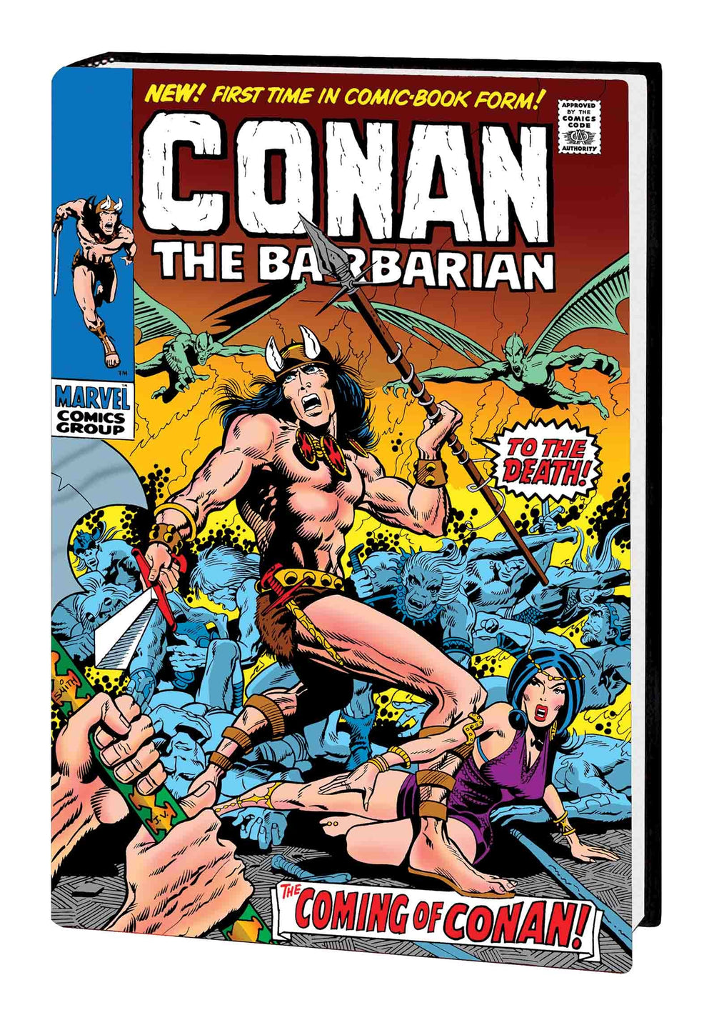 CONAN BARBARIAN ORIGINAL MARVEL YEARS HARD COVER OMNIBUS HC VOL 01 DM VARIANT