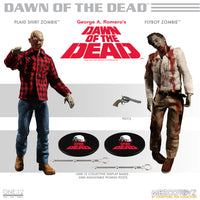 ONE-12 COLLECTIVE DAWN OF DEAD FLY BOY & PLAID ZOMBIE 2PK ACTION FIGURE
