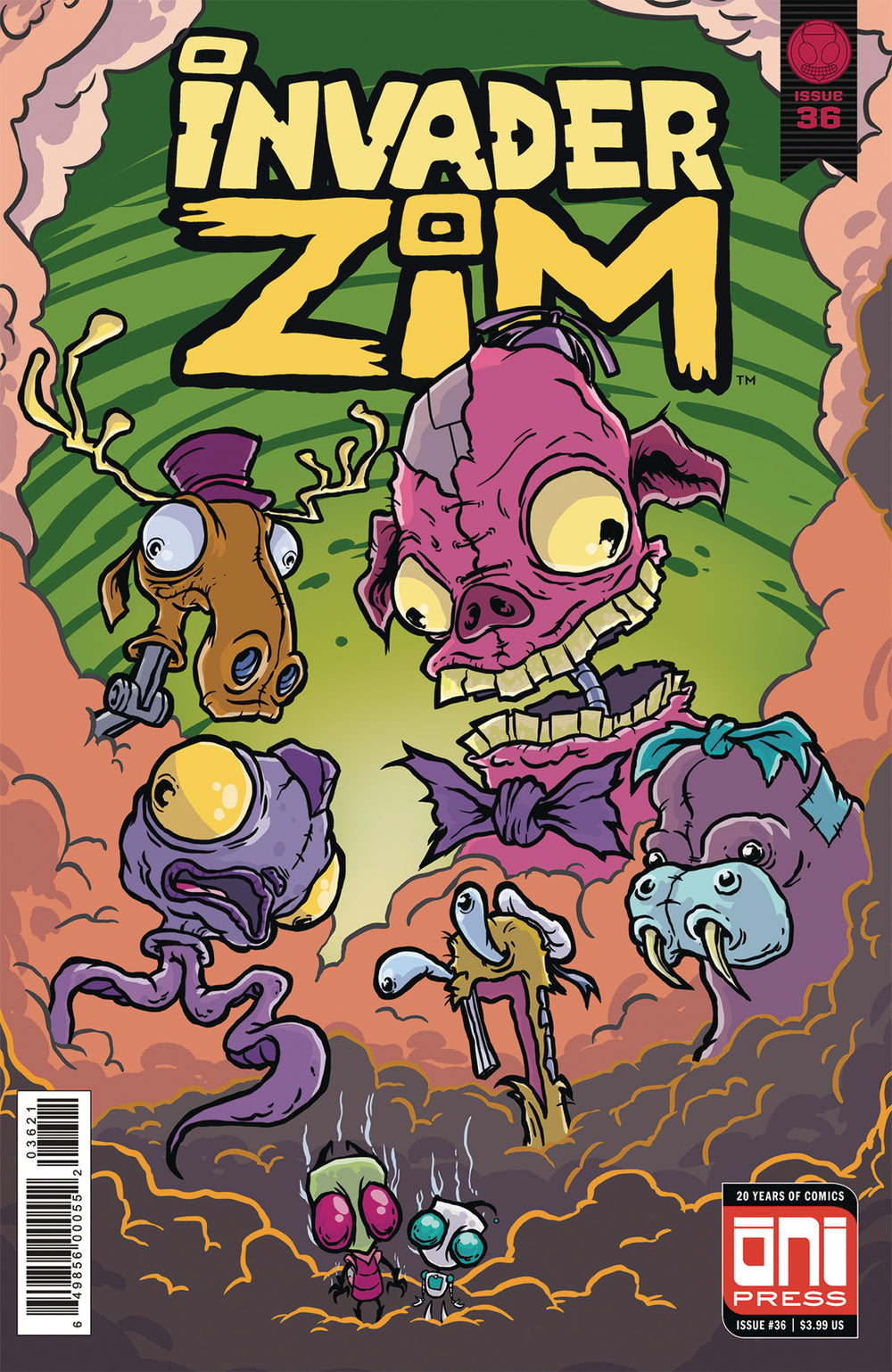 INVADER ZIM #36 CVR B SORNIG VAR