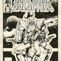 BATTLESTAR GALACTICA CLASSIC #1 10 COPY SIMONSON B&W INCV (N