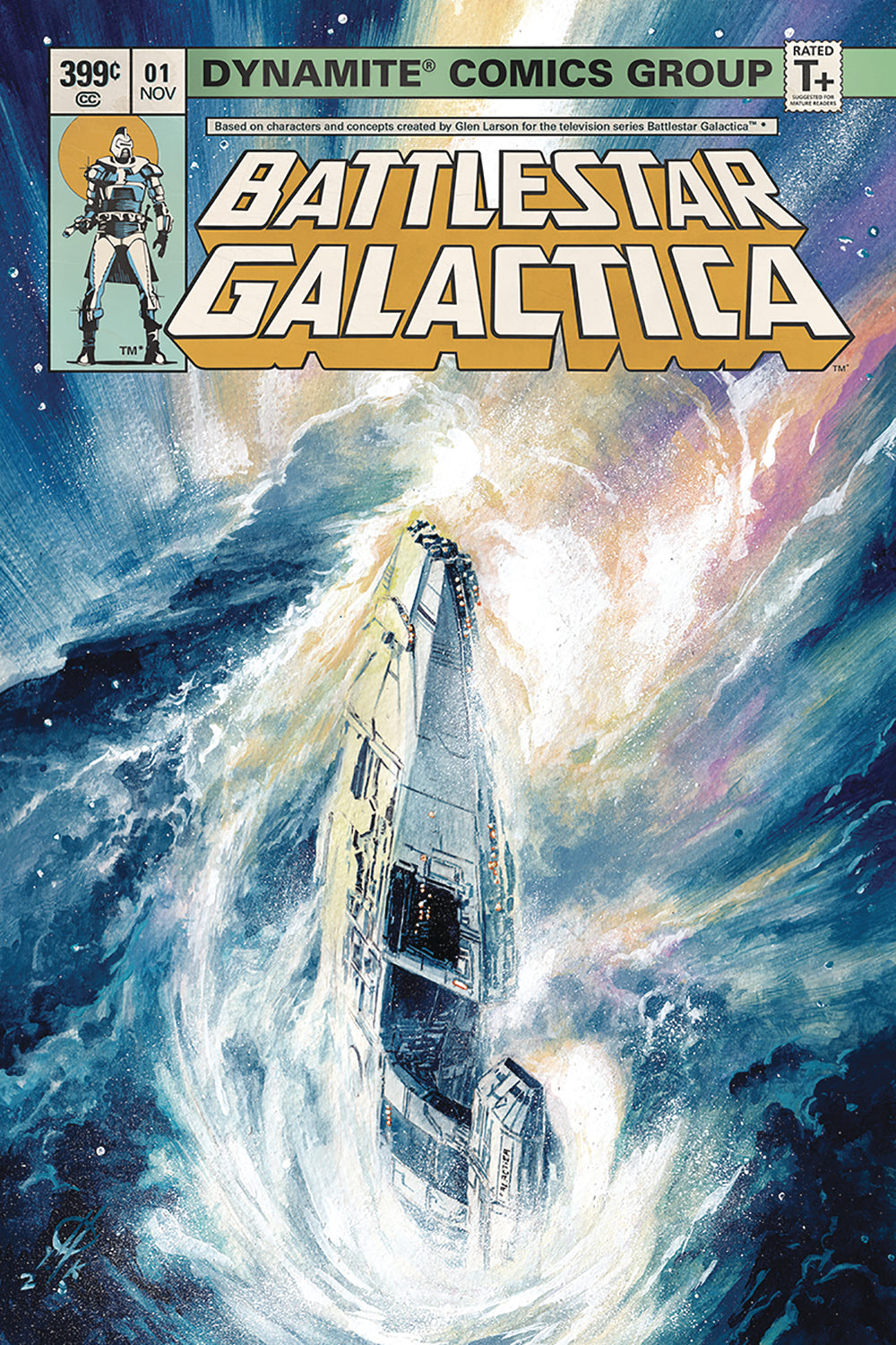 BATTLESTAR GALACTICA CLASSIC #1 CVR B RUDY