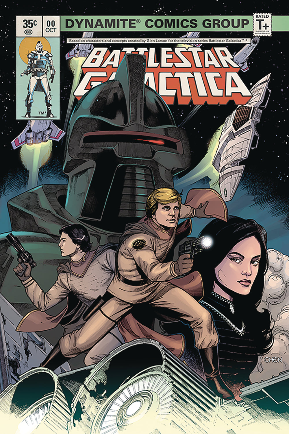 BATTLESTAR GALACTICA CLASSIC #1 CVR C CHEN