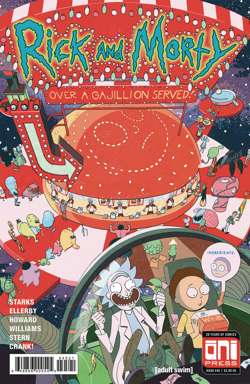 RICK & MORTY #45 CVR B HARVEY VAR