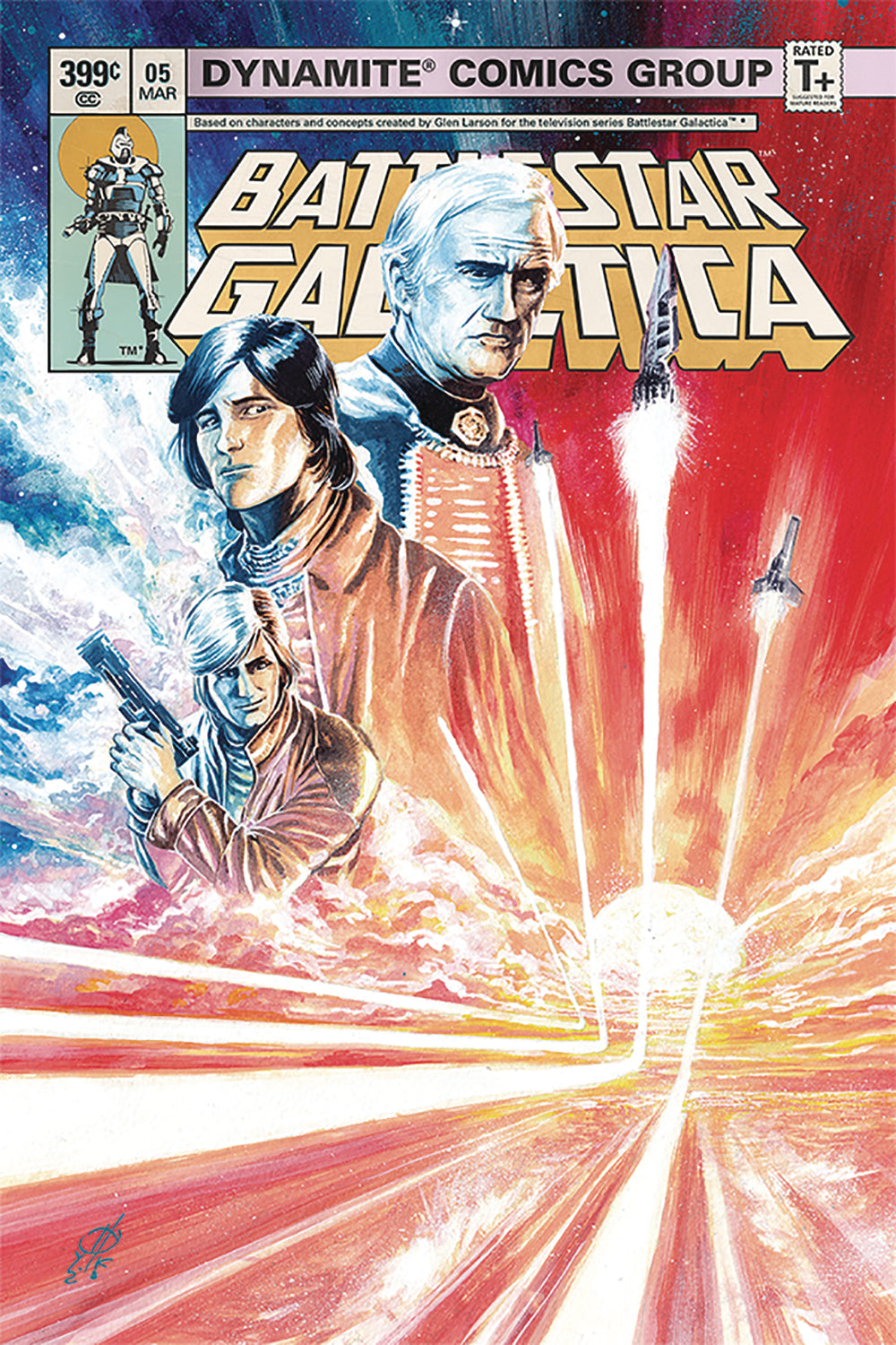 BATTLESTAR GALACTICA CLASSIC #5 CVR A RUDY