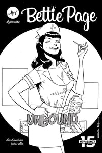 BETTIE PAGE UNBOUND #1 20 COPY WILLIAMS B&W INCV (NET)