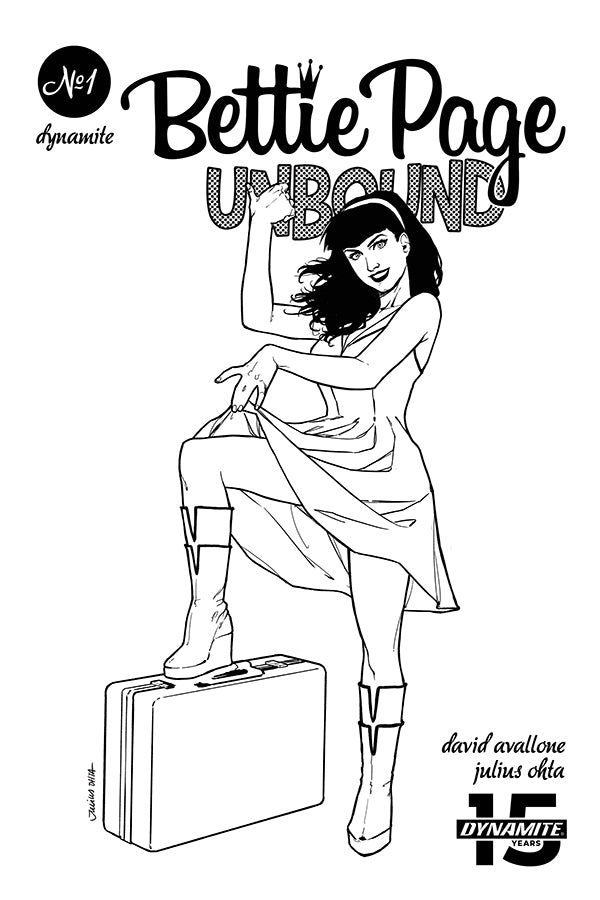 BETTIE PAGE UNBOUND #1 40 COPY OHTA B&W INCV (NET)