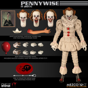 ONE-12 COLLECTIVE IT 2017 PENNYWISE ACTION FIGURE