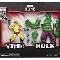 MARVEL LEGENDS 80TH ANN WOLVERINE/HULK 6IN  ACTION FIGURE SET