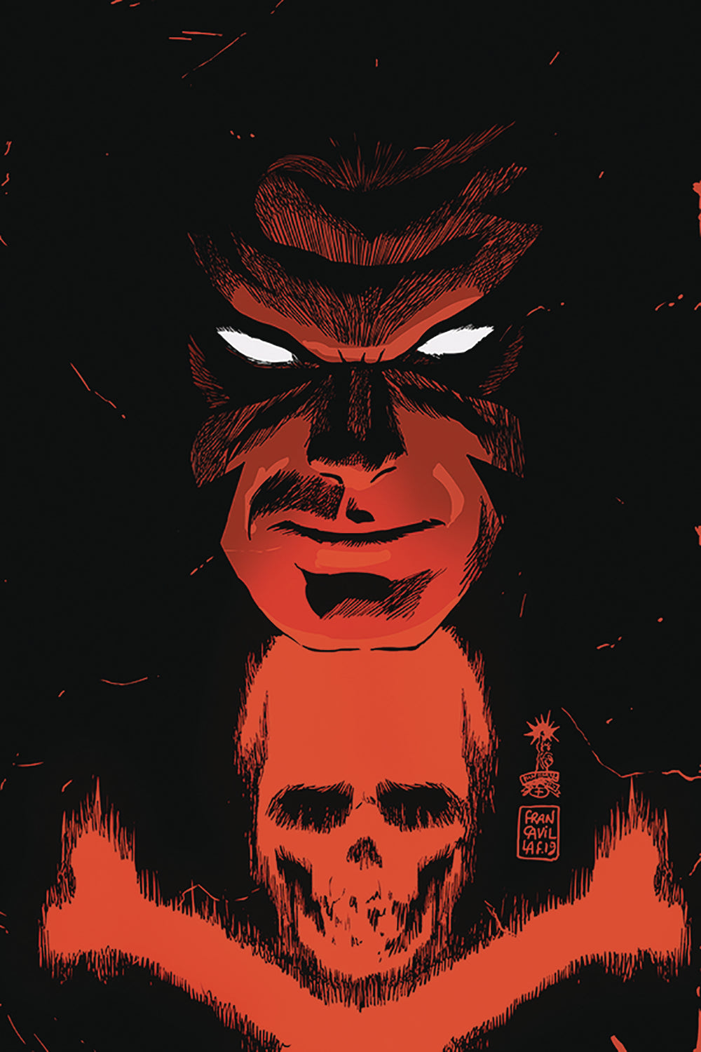 BLACK TERROR #1 FRANCAVILLA LTD VIRGIN CVR