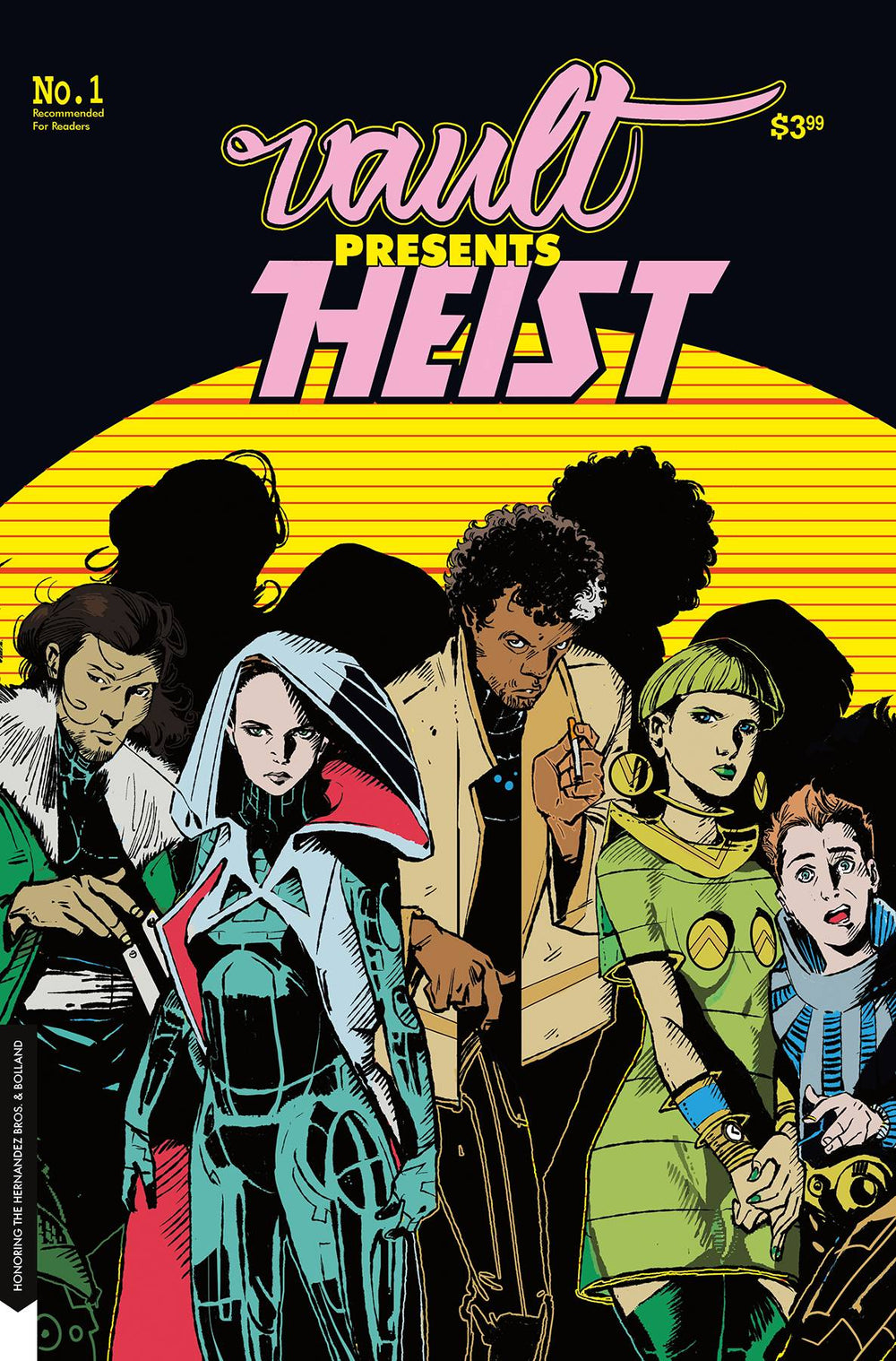 HEIST HOW TO STEAL A PLANET #1 CVR B HERNANDEZ HOMAGE