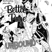 BETTIE PAGE UNBOUND #9 11 COPY GAUDIO B&W VIRGIN FOC INCV