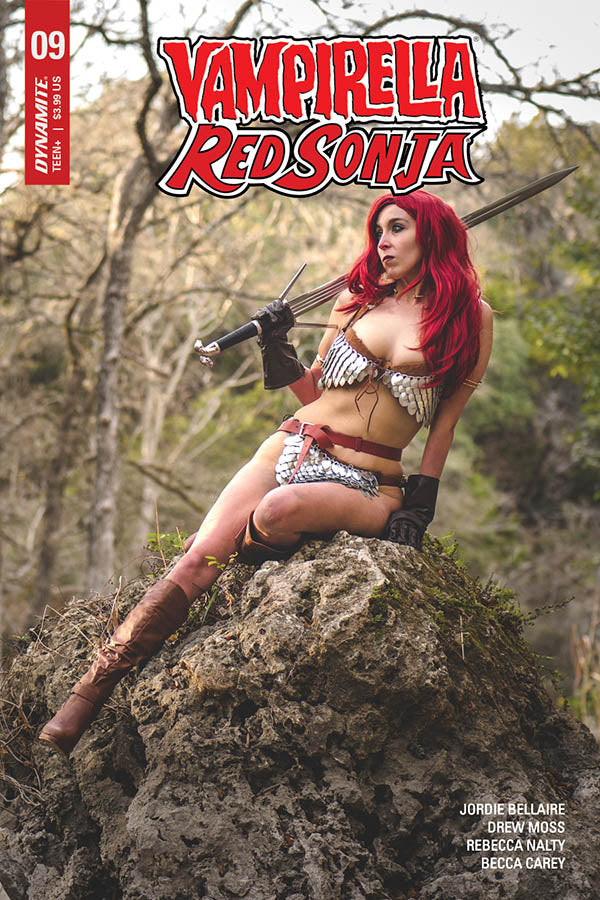 VAMPIRELLA RED SONJA #9 CVR D ATHENA ROSE COSPLAY