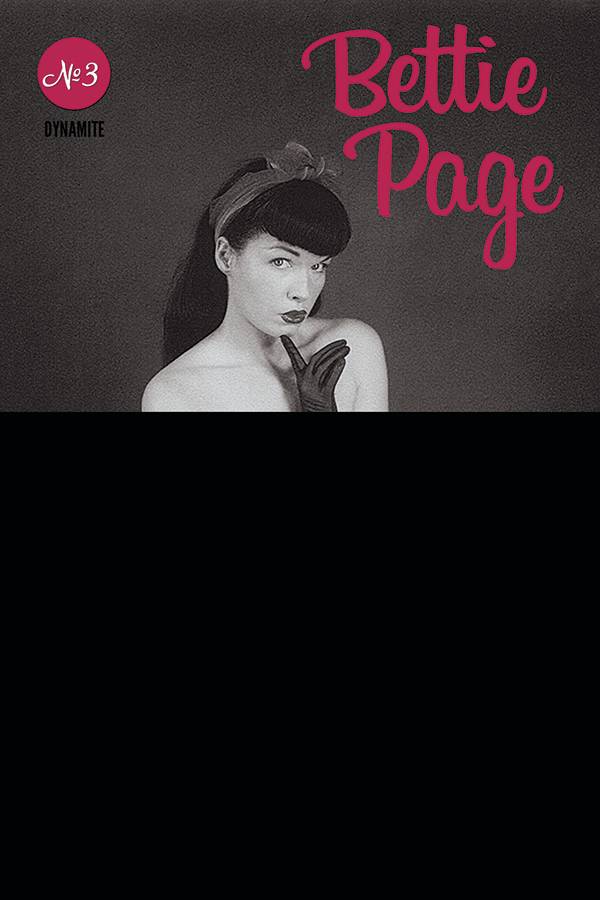 BETTIE PAGE #3 BLACK BAG PHOTO CVR (MR)