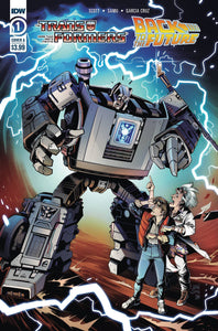 TRANSFORMERS BACK TO FUTURE #1 (OF 4) CVR A JUAN SAMU