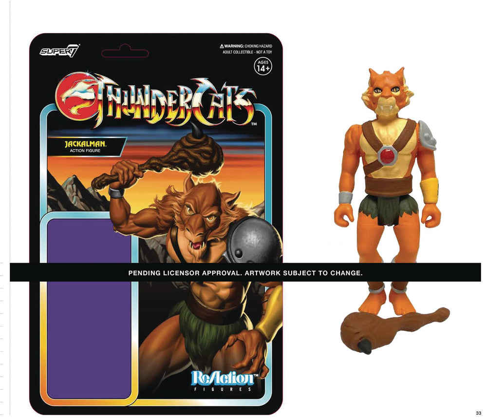 THUNDERCATS WAVE 1 JACKALMAN REACTION FIGURE (NET) (C: 1-1-2