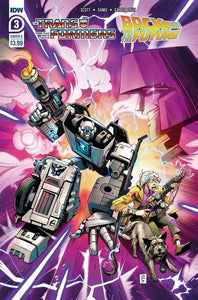 TRANSFORMERS BACK TO FUTURE #3 (OF 4) CVR A JUAN SAMU