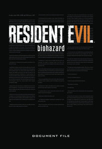 RESIDENT EVIL 7 BIOHAZARD DOCUMENT FILE HC