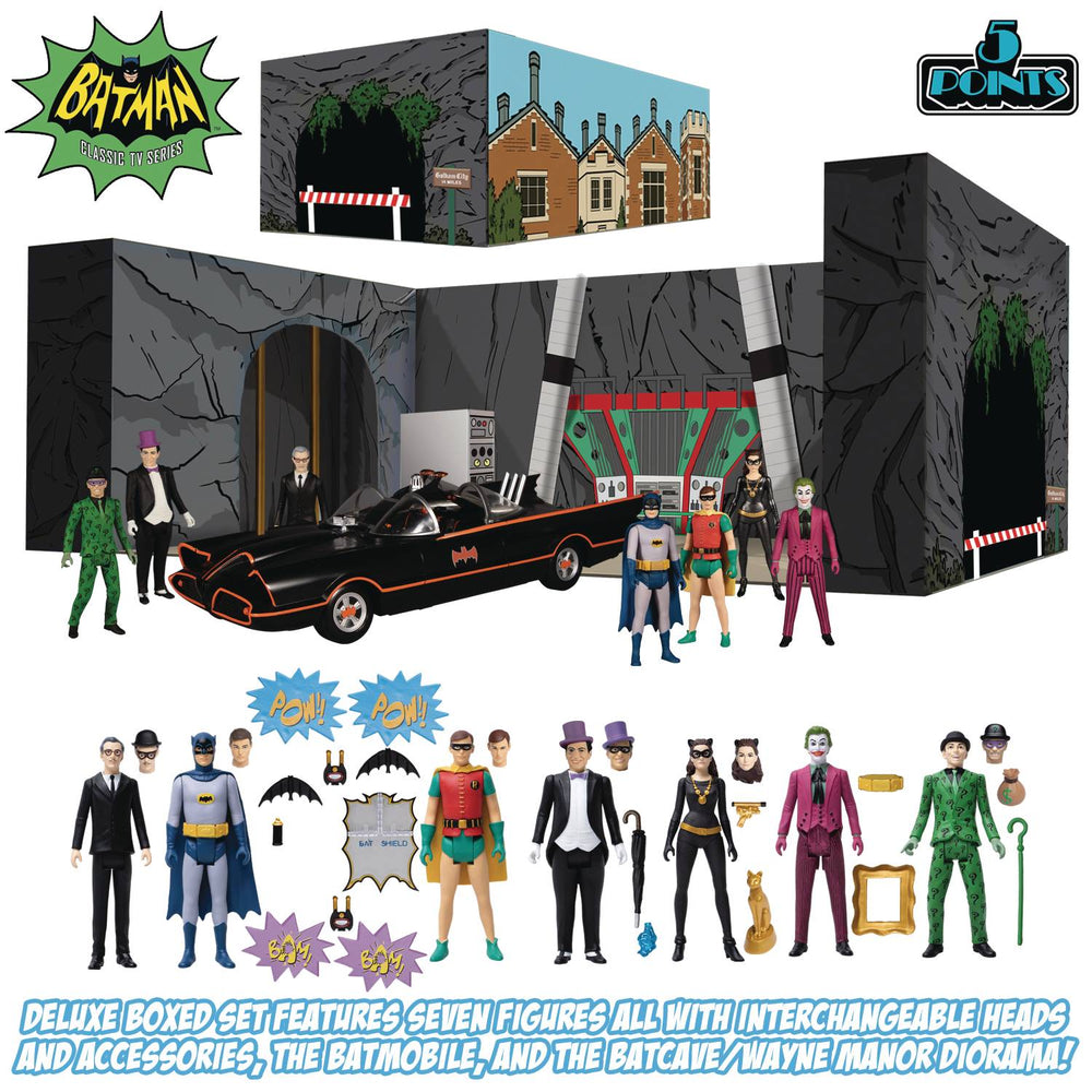 5 POINTS BATMAN 1966 ACTION FIGURE DLX BOX SET