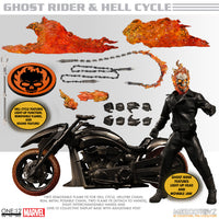 ONE-12 COLLECTIVE MARVEL GHOST RIDER & HELL CYCLE ACTION FIGURE