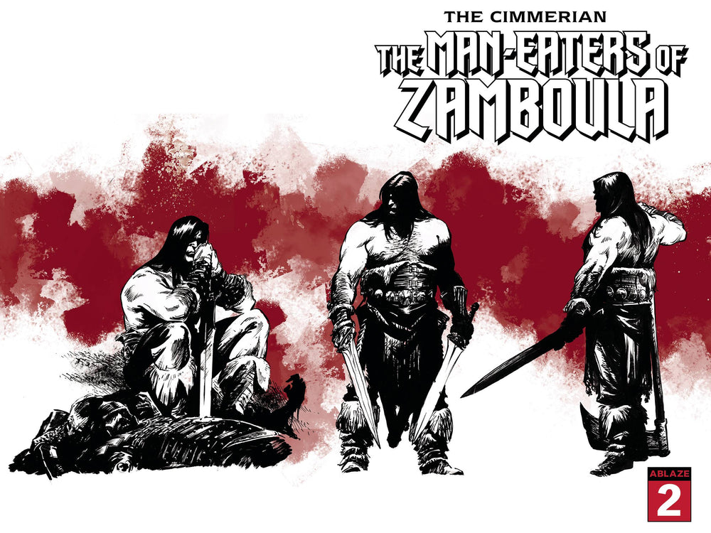 CIMMERIAN MAN-EATERS OF ZAMBOULA #2 CVR C RECHT WRAPAROUND (