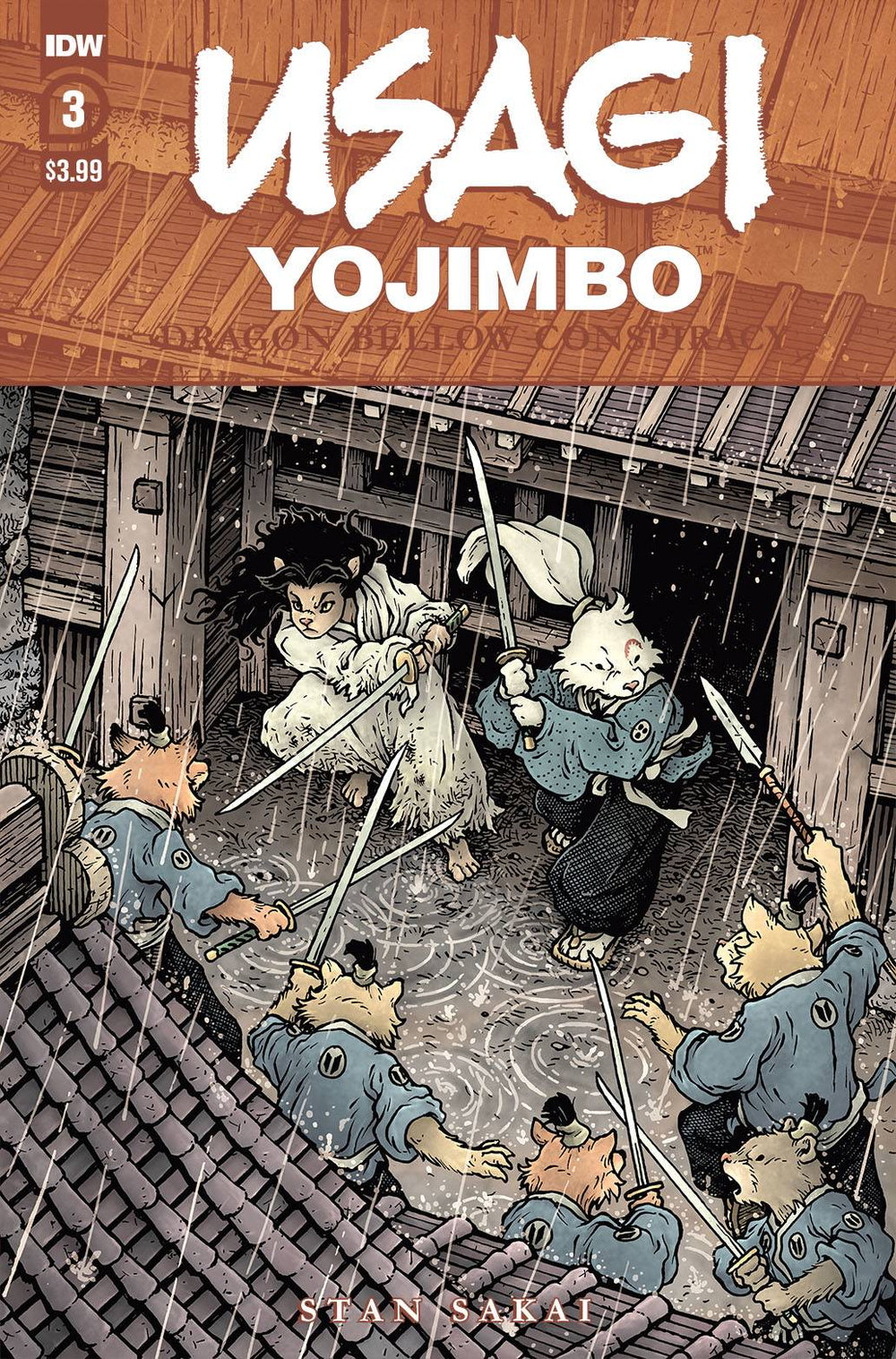 USAGI YOJIMBO DRAGON BELLOW CONSPIRACY #3 (OF 6)