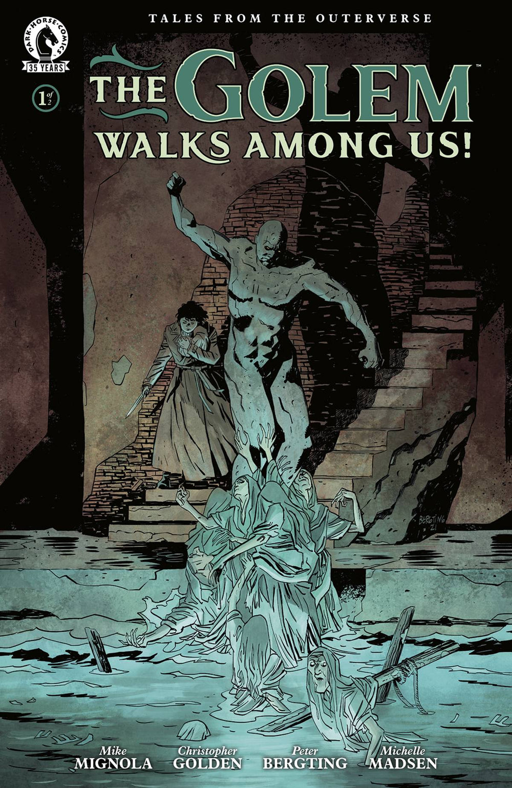 GOLEM WALKS AMONG US #1 (OF 2) CVR A BERGTING