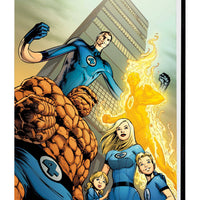 FANTASTIC FOUR HICKMAN OMNIBUS HC VOL 01 DAVIS 1ST ISSUE CVR