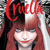 DISNEY CRUELLA MANGA BLACK WHITE & RED GN