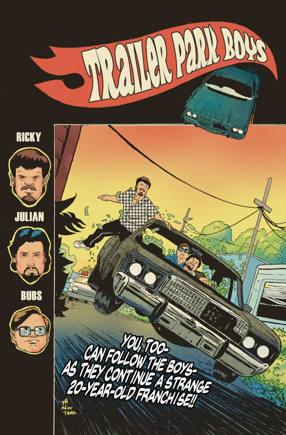 TRAILER PARK BOYS BAGGED & BOARDED CVR A HYMEL (ONE-SHOT) (M