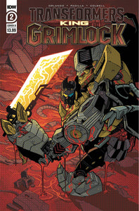 TRANSFORMERS KING GRIMLOCK #2 (OF 5) CVR B KYRIAZIS