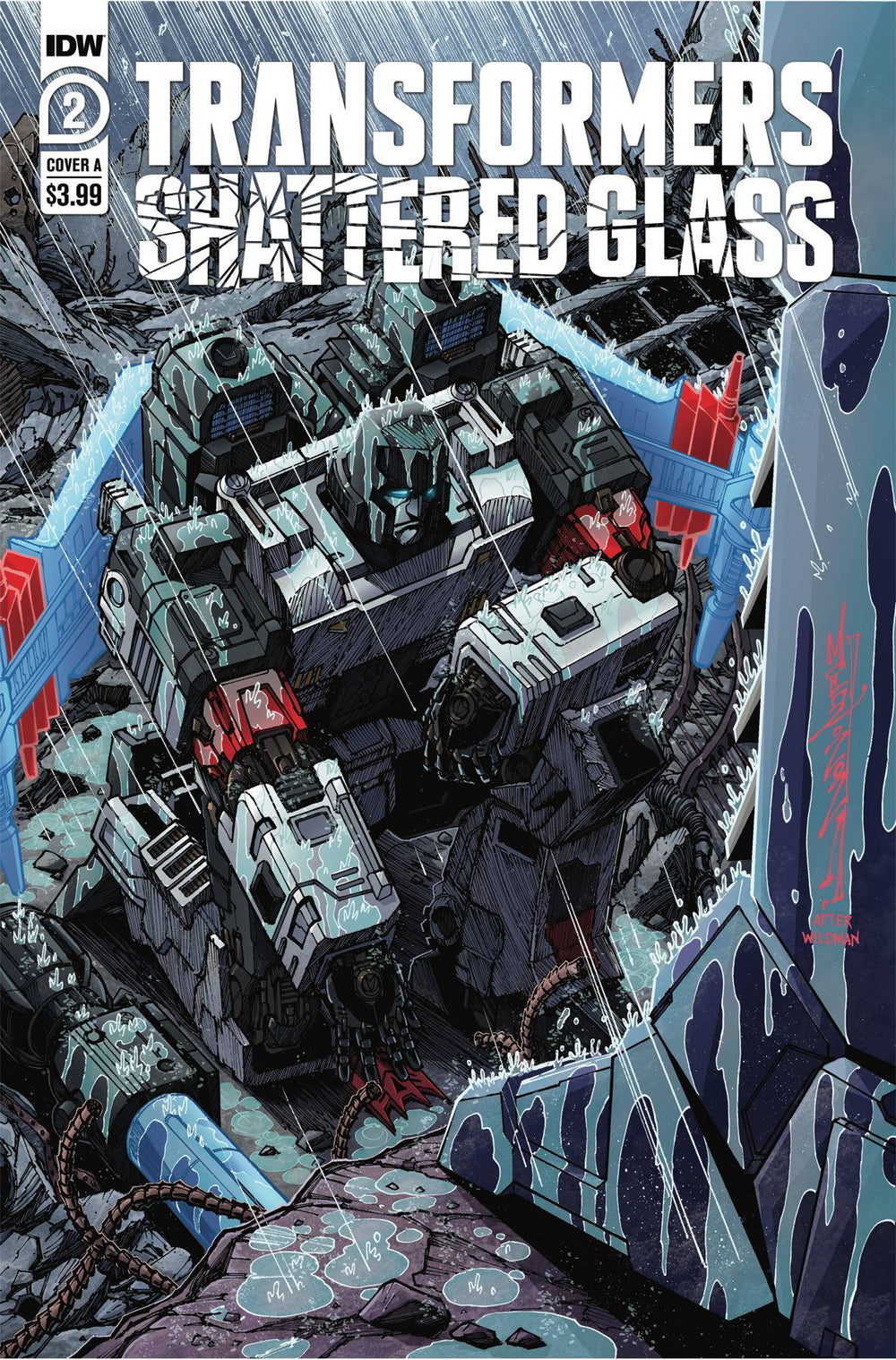 TRANSFORMERS SHATTERED GLASS #2 (OF 5) CVR A MILNE