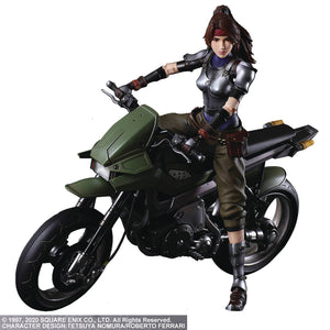 FINAL FANTASY VII PLAY ARTS KAI JESSIE & MOTORCYCLE ACTION FIGURE SET